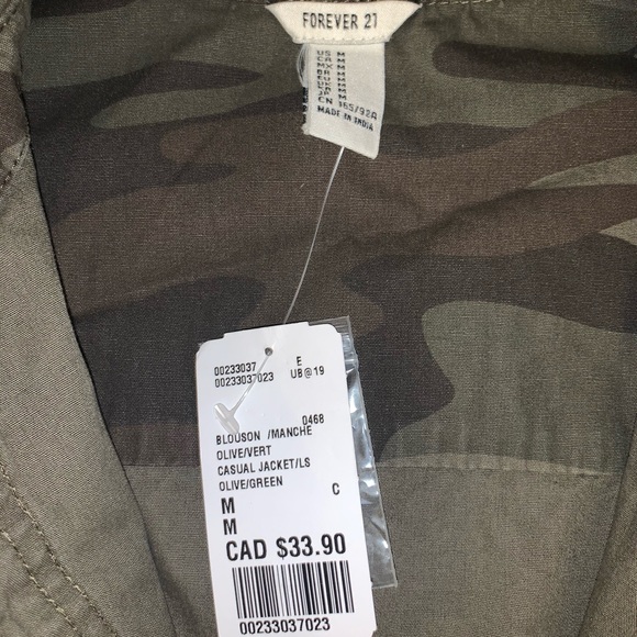 Camo Button Up Shirt - Picture 4 of 5